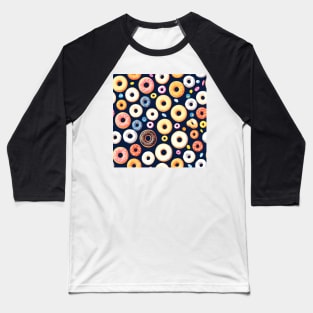 Seamless donuts pattern Baseball T-Shirt